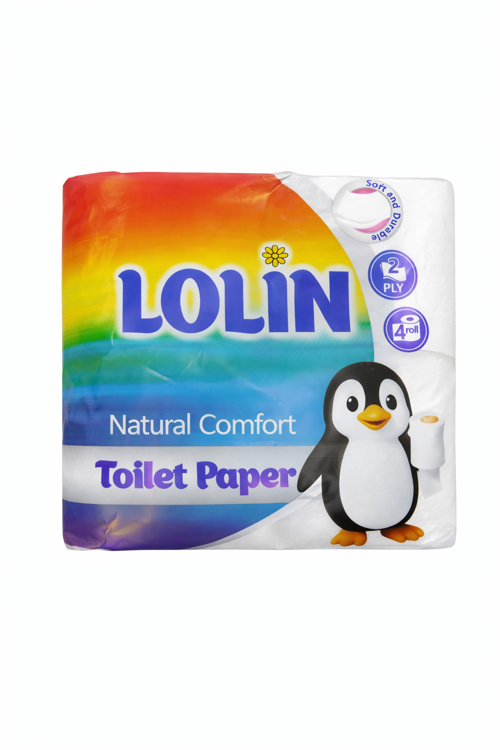 Tualet kağızı Lolin, 2 qat, 4 əd