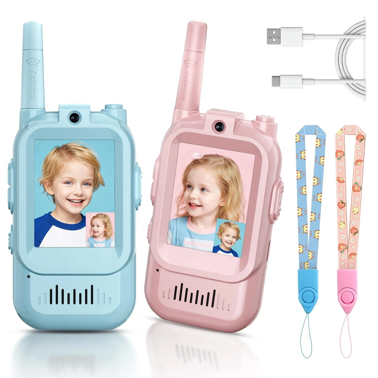 Video rasiya dəsti uşaqlar üçün Walkie-Talkie, 3+