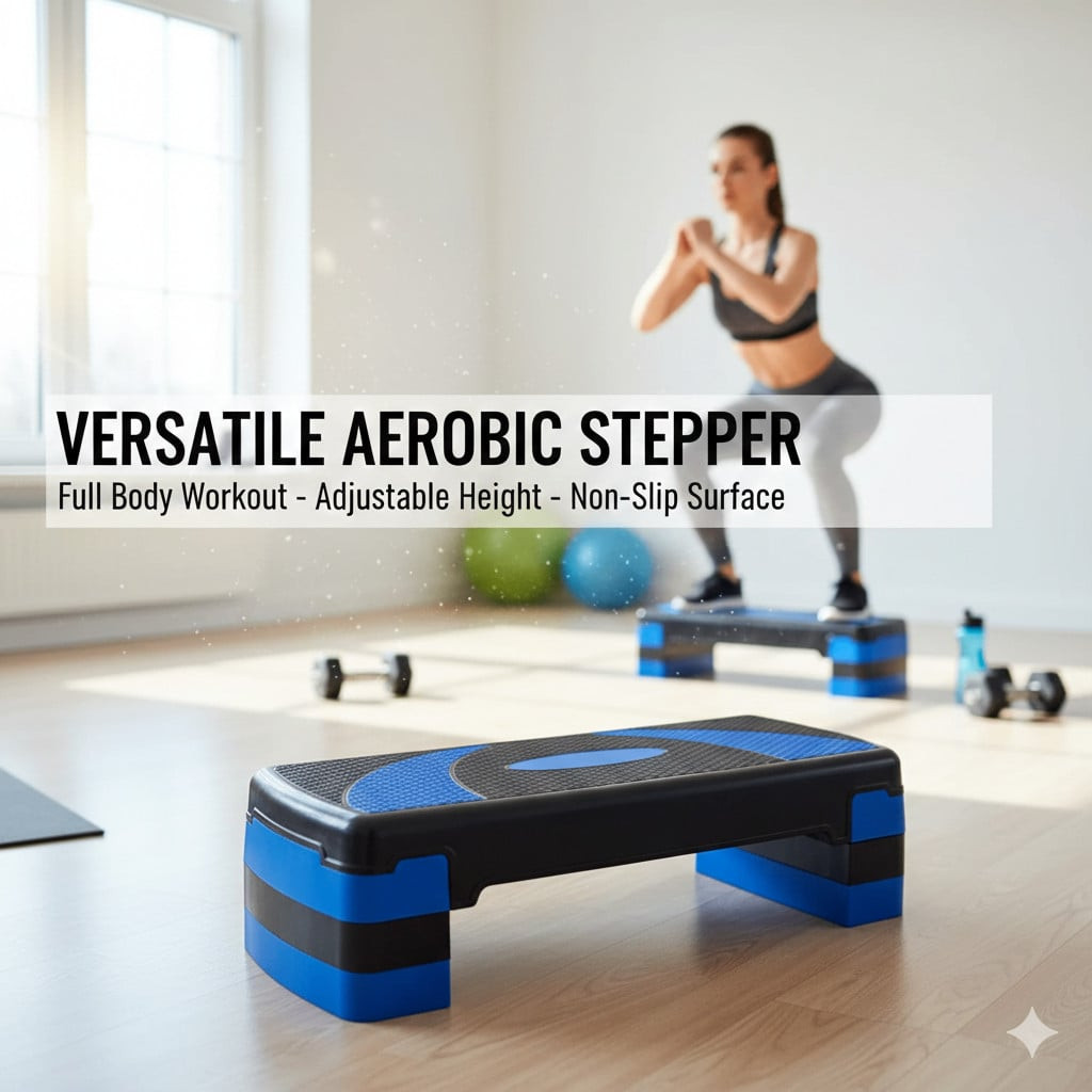 Step-platforma KahnMarket 092100262, 75 sm, qara - KahnMarket0921002