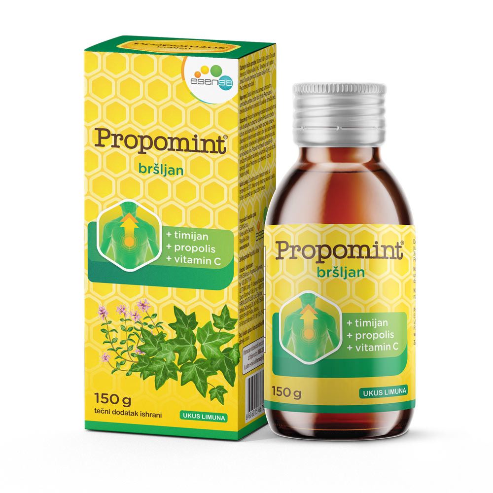 Öskürək əleyhinə sirop Esensa Propomint, 150 ml