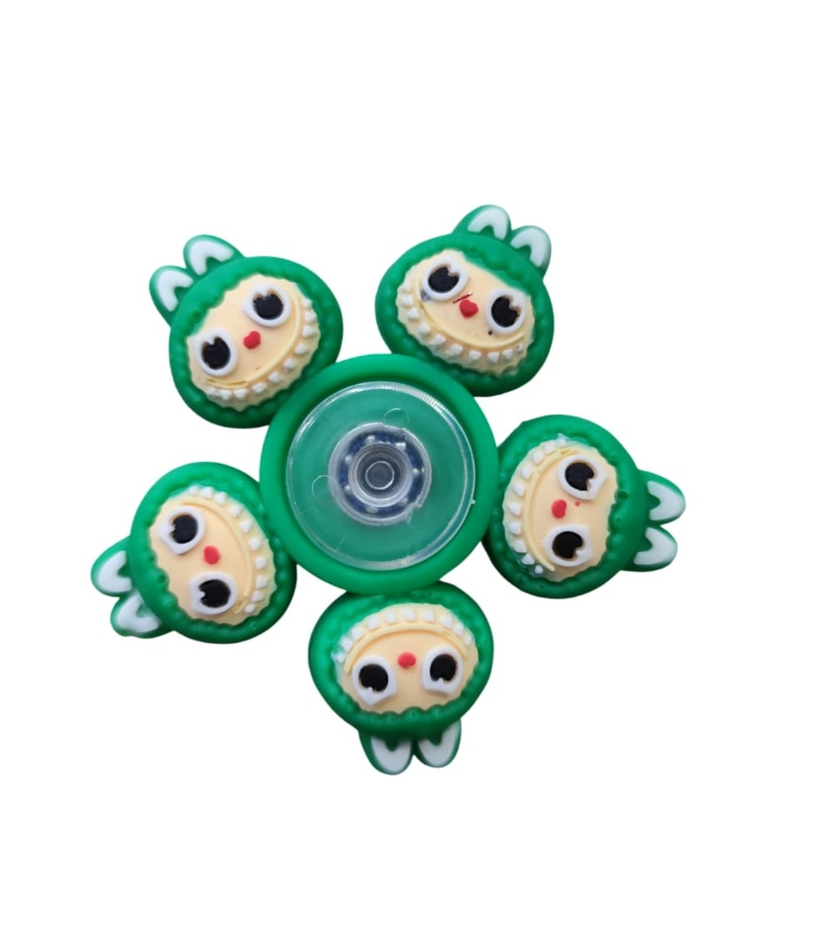 Spinner Labubu, yaşıl