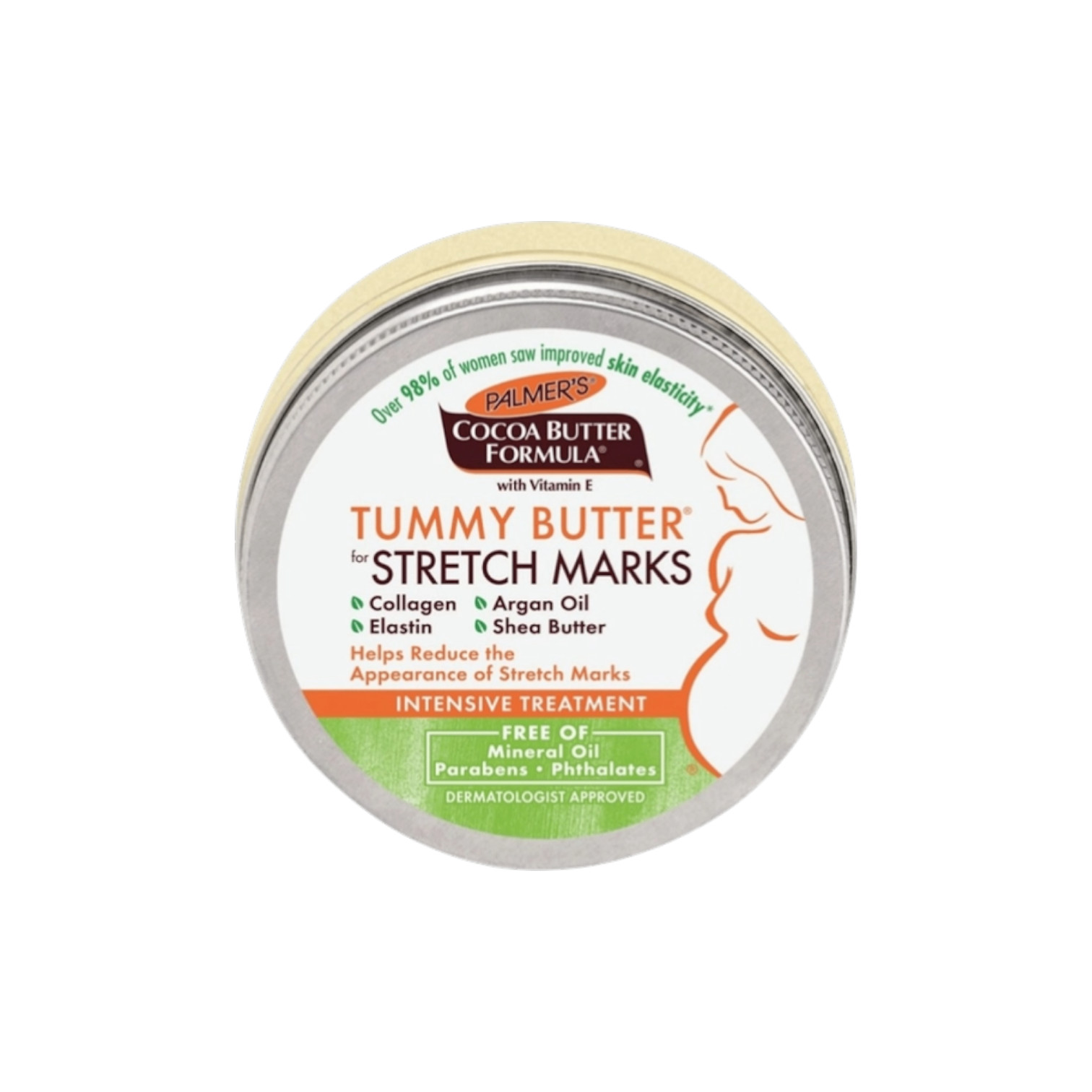 Yağ Palmer's Cocoa Butter Formula Tummy, qarın dərisində dartınmalara qarşı, 125 q