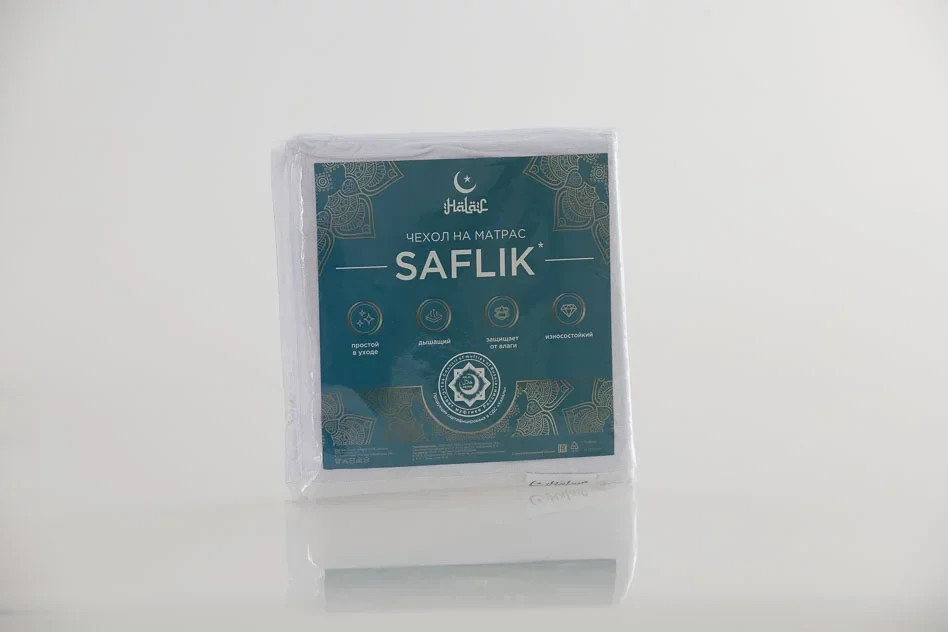 Döşək üzü Askona Halal Saflik, 90х200 sm, birnəfərlik, pambıq/polyester, ağ