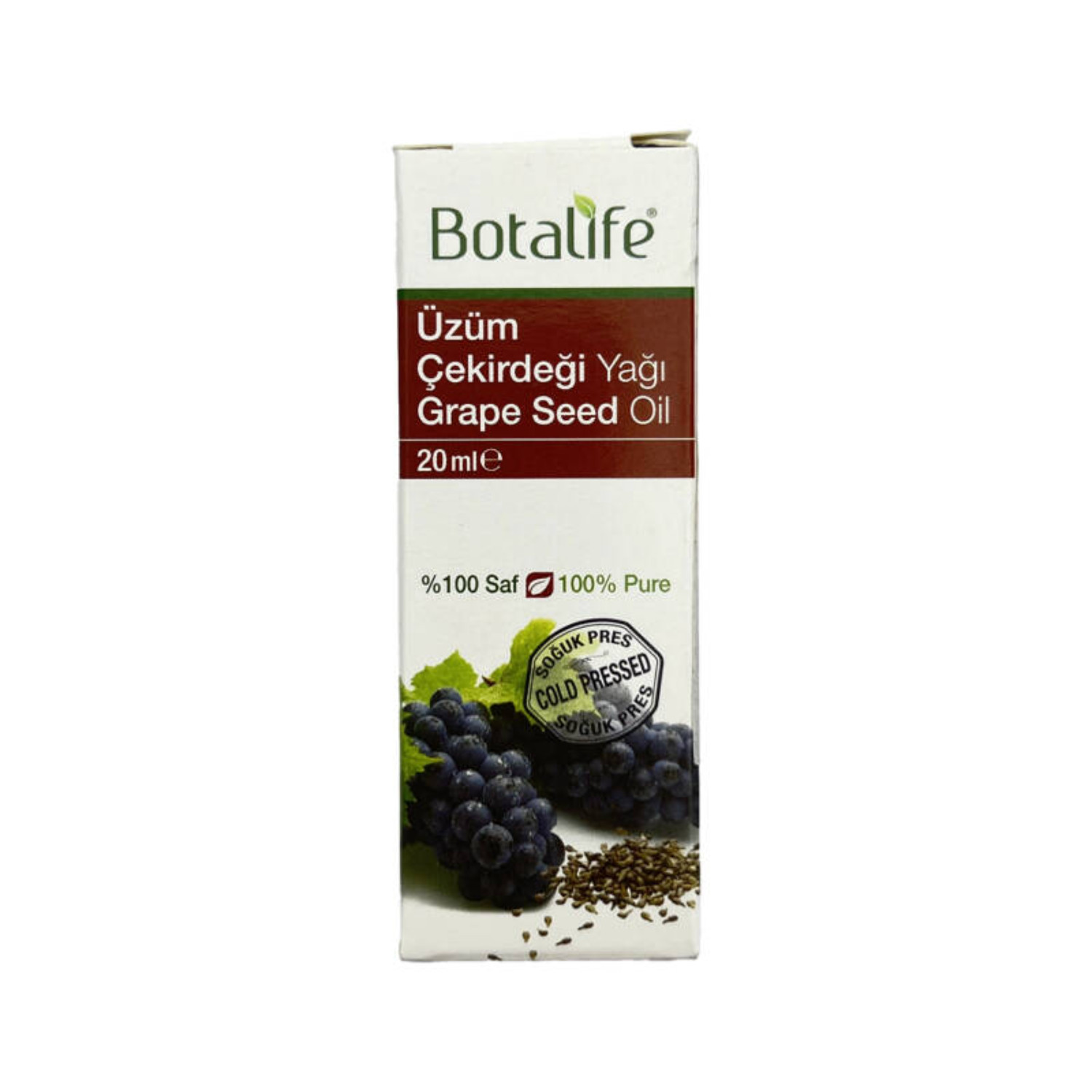 Üzüm toxumları efir yağı Botalife, 20 ml
