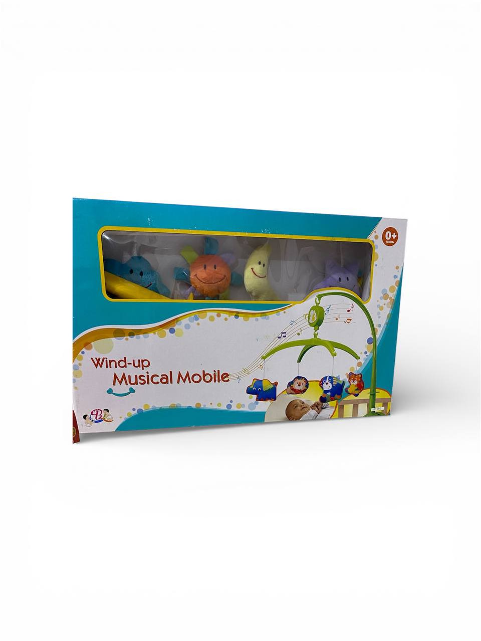 Uşaq üçün mobil 2-1-5, plastik/parça, rəngbərəng