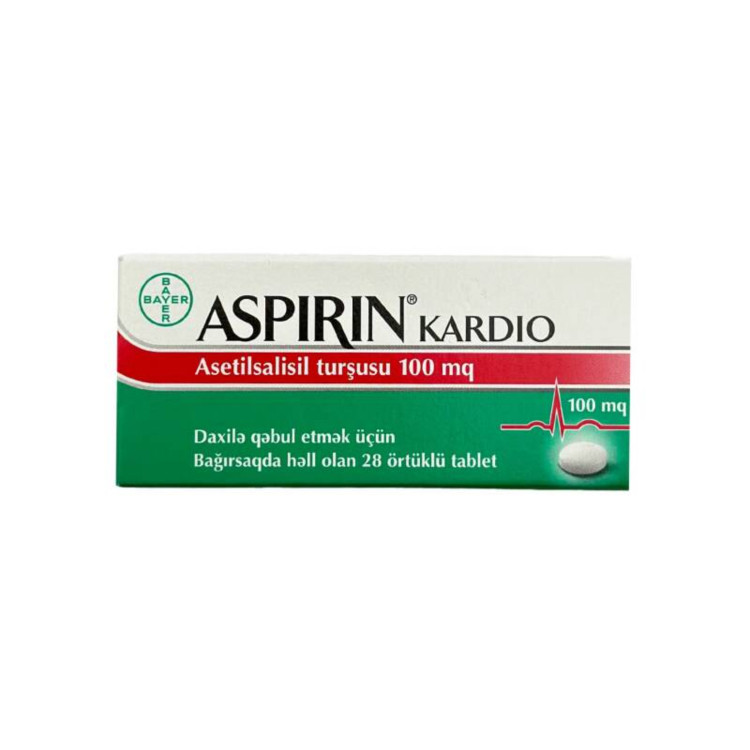 Aspirin Kardio 100 mq, 28 həb - 111-05909
