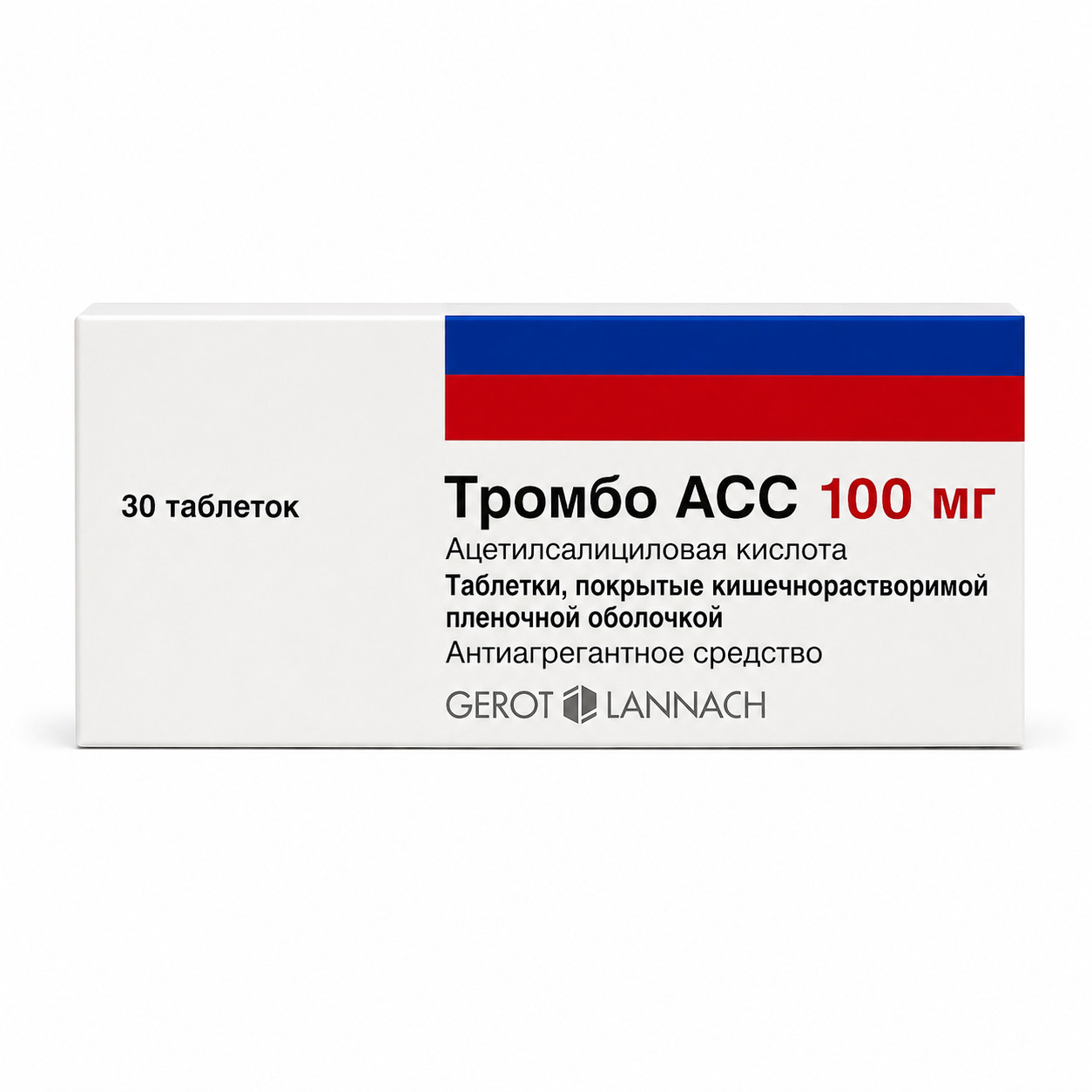 Ürək və qan-damar sistemi Trombo Ass 100 mq, 30 tablet - 111-21120