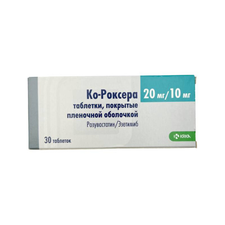 Ürək və qan-damar sistemi Ko-Roksera kapsullar 20/10 mq, 30 əd - 111-26360