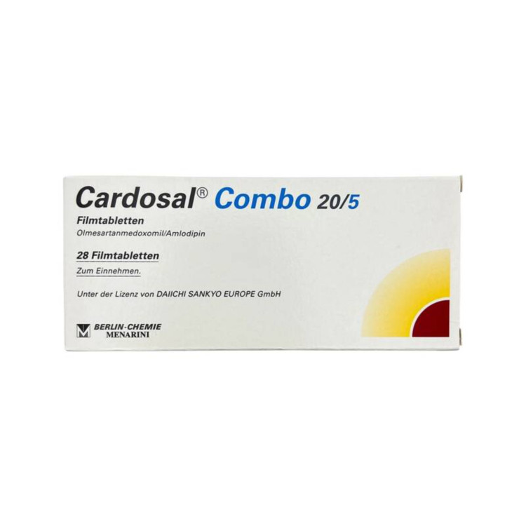 Ürək və qan-damar sistemi KARDOSAL KOMBO həblər 20/5 mq, 28 əd - 111-29897