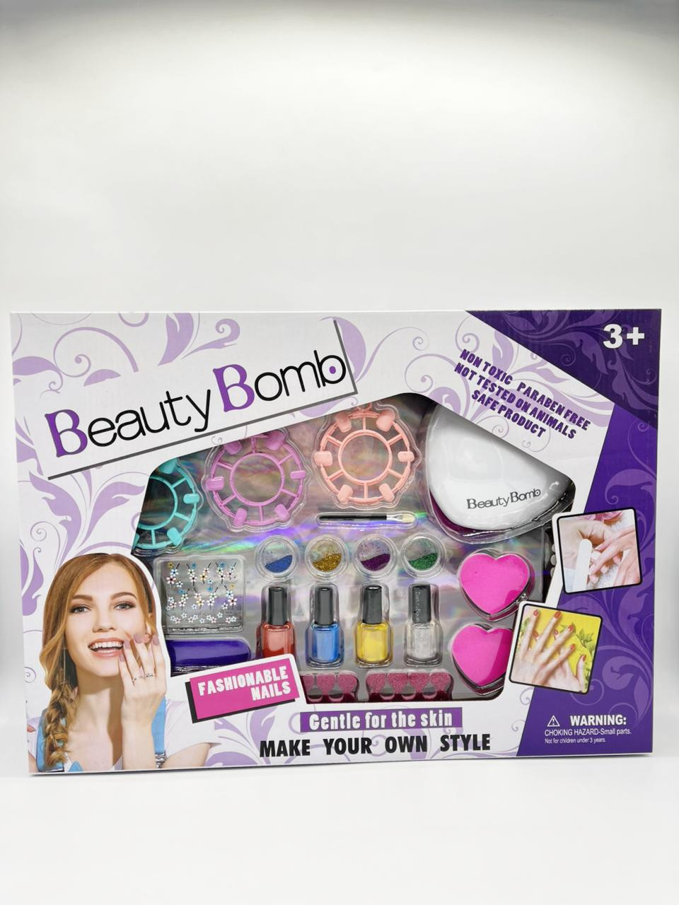 Uşaqlar üçün manikür dəsti Beauty Bomb, 3 yaş