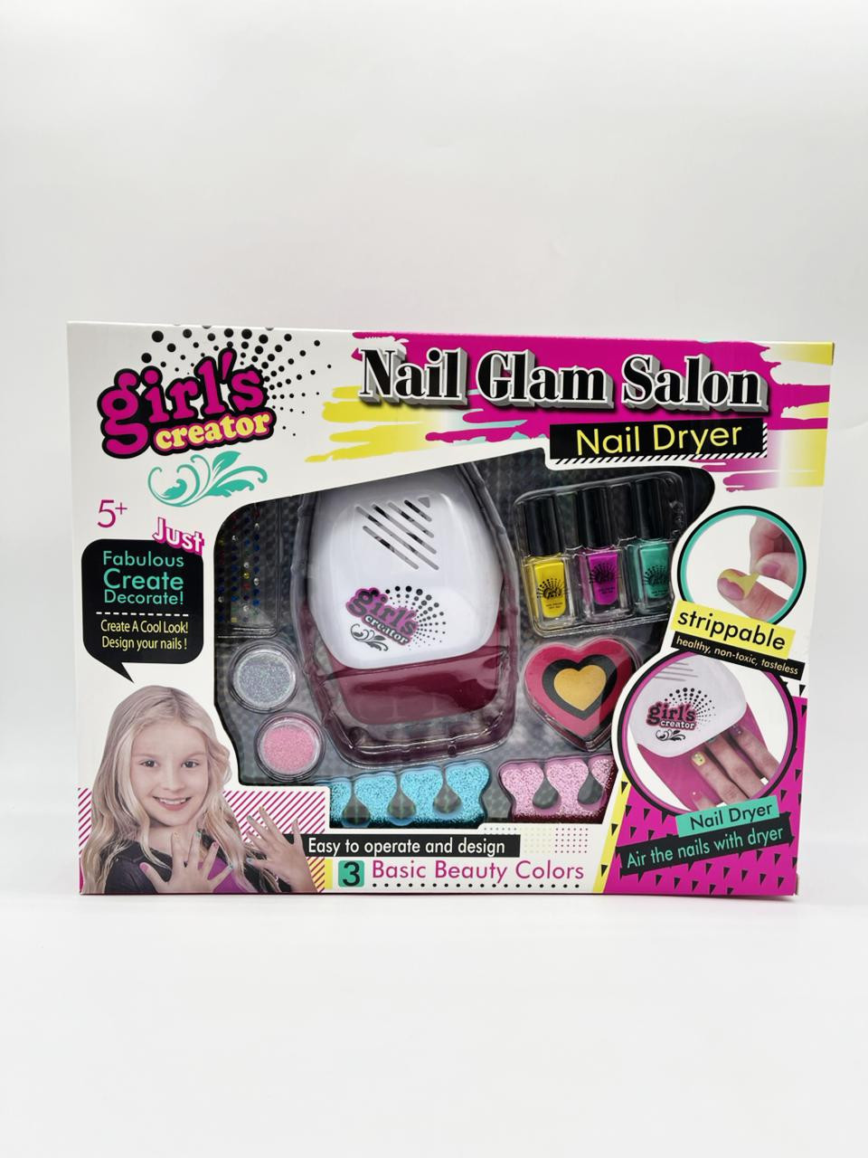Uşaqlar üçün manikür dəsti Nail Glam Salon, 3 yaş