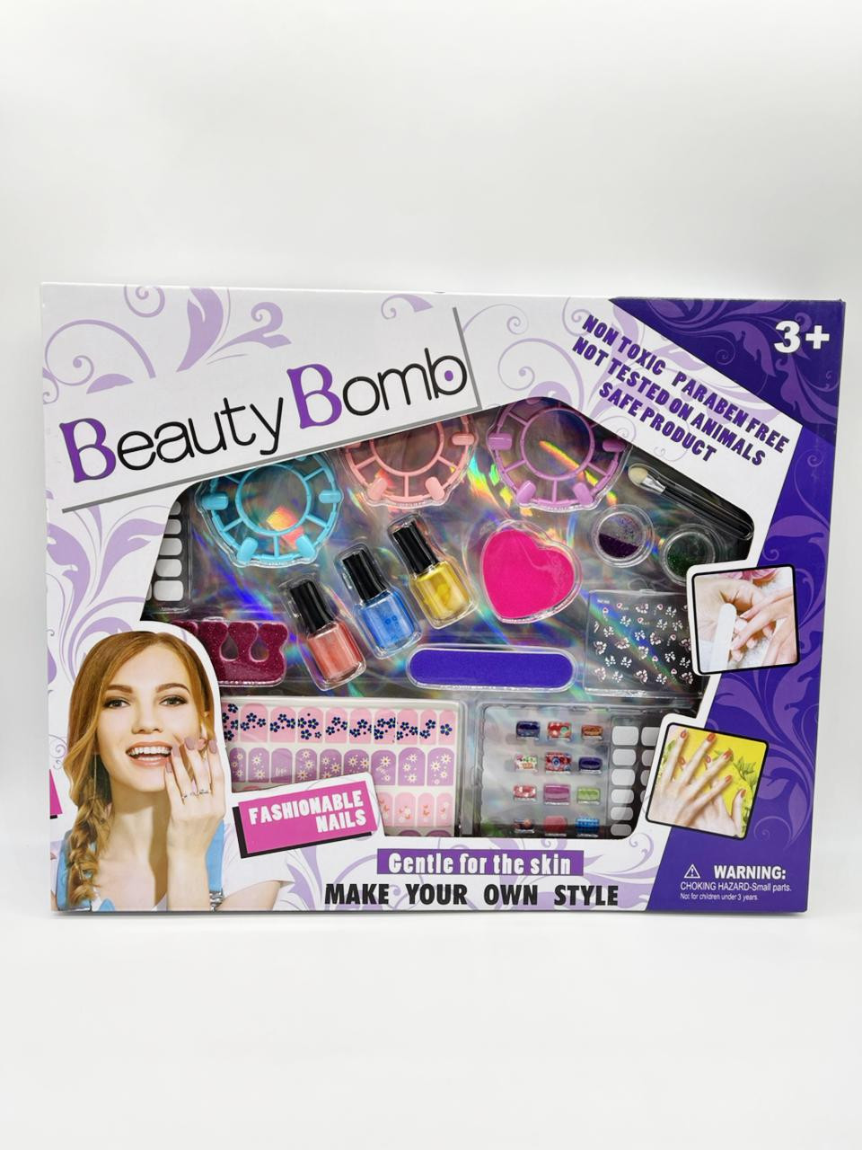 Uşaqlar üçün manikür dəsti Beauty Bomb P-11, 3 yaş