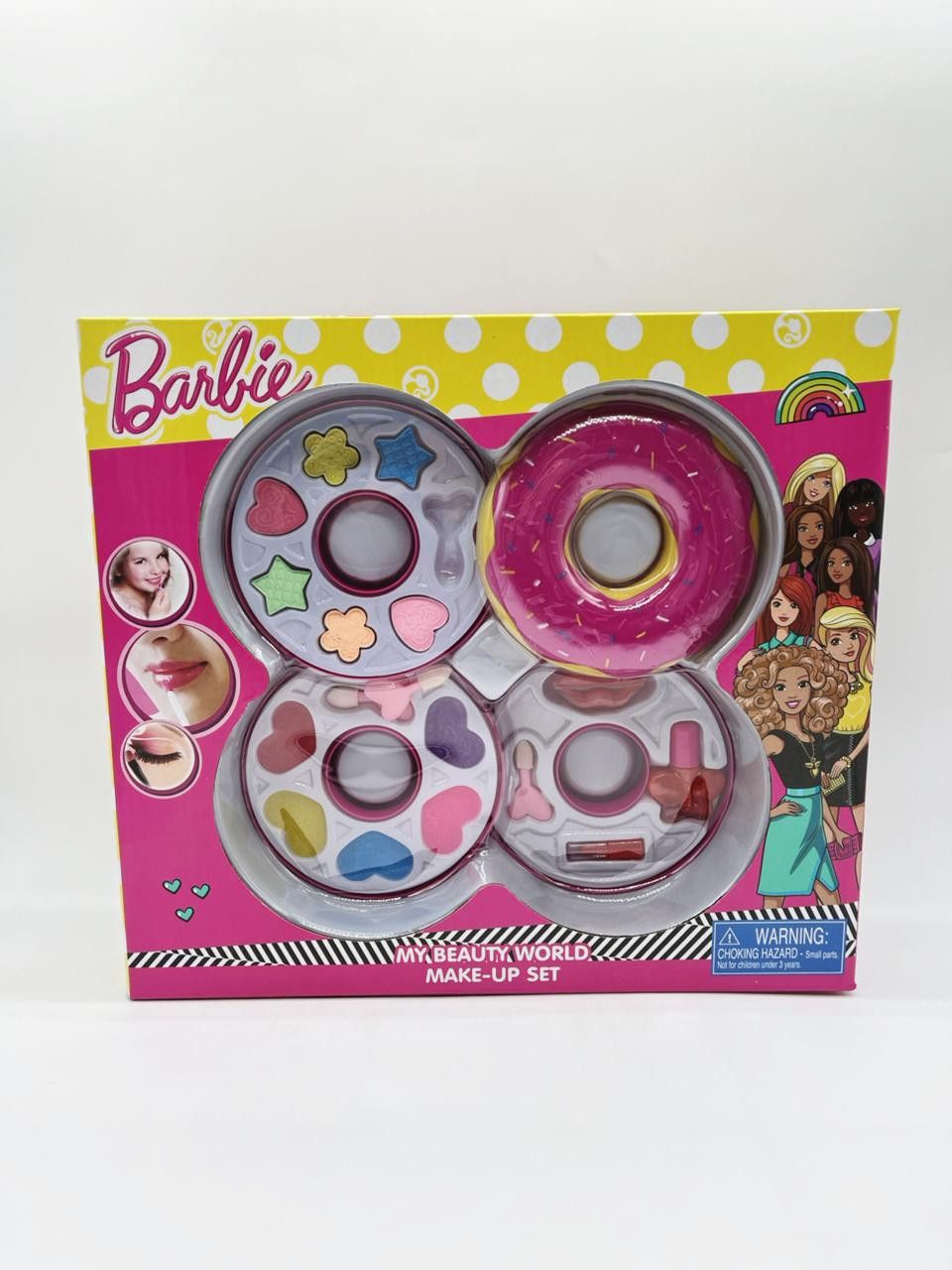 Uşaqlar üçün kosmetika dəsti Barbie My Beauty World Donut Make-Up, 3 yaş