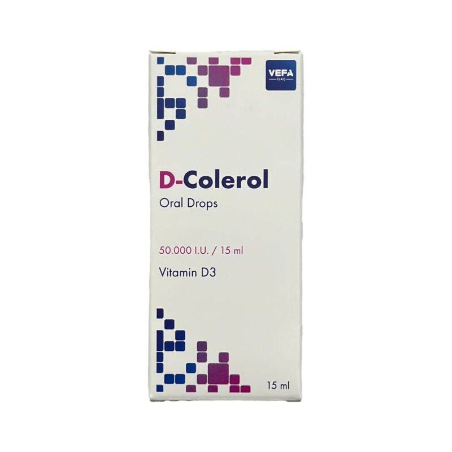 Bioloji aktiv və qida əlavəsi D-Kolerol 50000, 15 ml damla - 111-24887