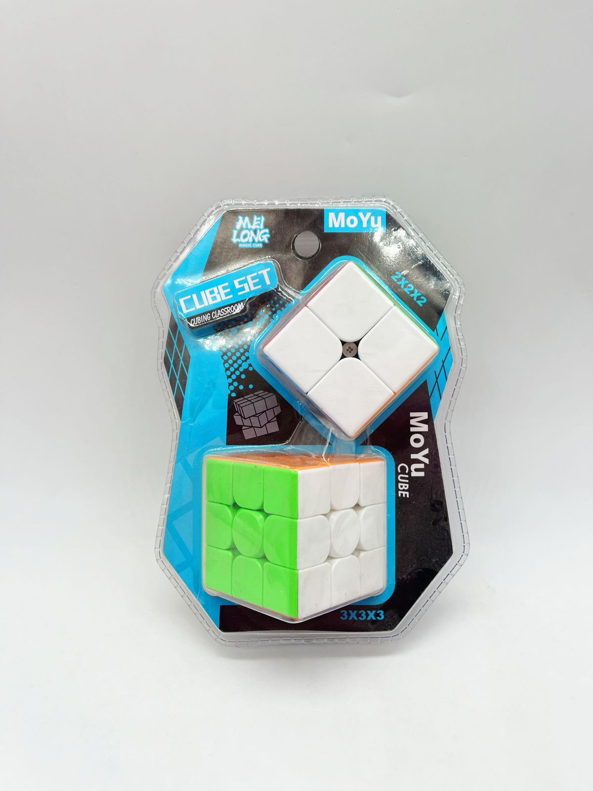 Kubik rubik dəsti Moyu Speed Cube Set, plastik, rəngbərəng, 2 əd