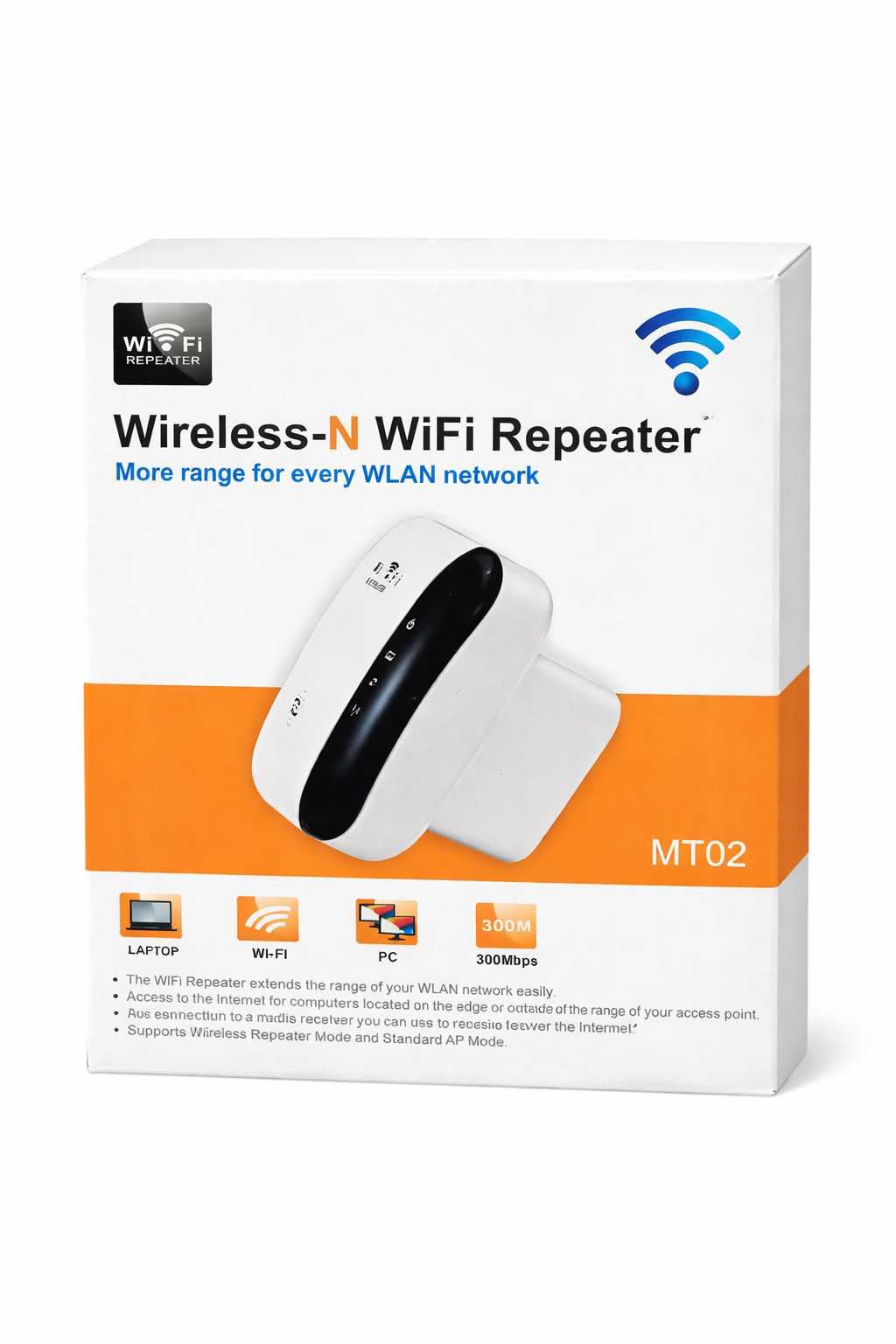 Siqnal Gücləndirici Wireless-N WiFi Repeater MT02 VR