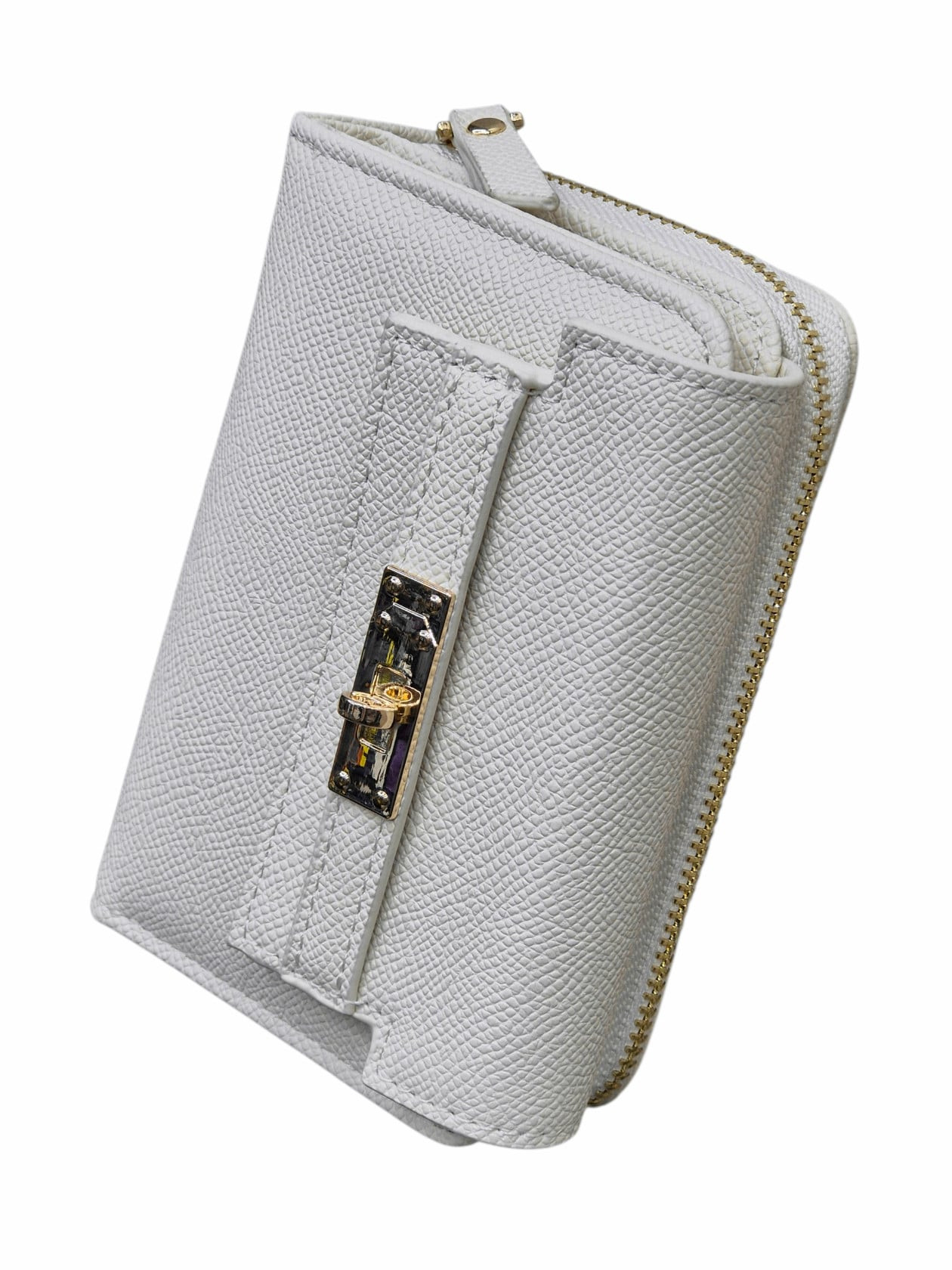 Qadınlar üçün pulqabı, poliuretan, ağ, 13x10x4 sm, 8 kart bölməsi, Çin istehsalı - LoveandFreedom_LF1132_White