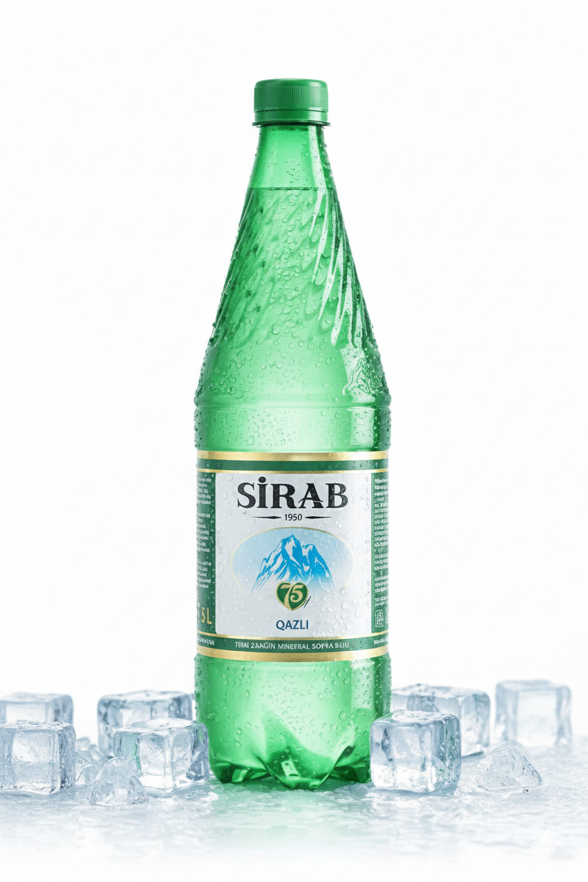 Qazlı su Sirab 1.5 l