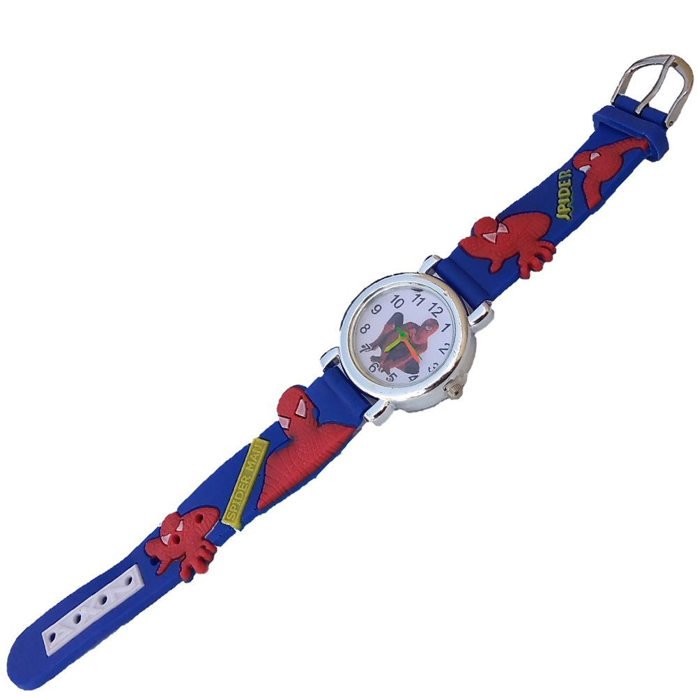 Uşaq qol saatı Spiderman, göy-qırmızı