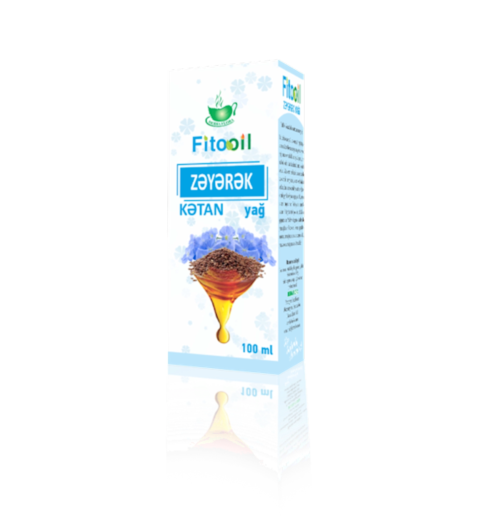 Kətan yağı Herba Flora Fitooil, 100 ml