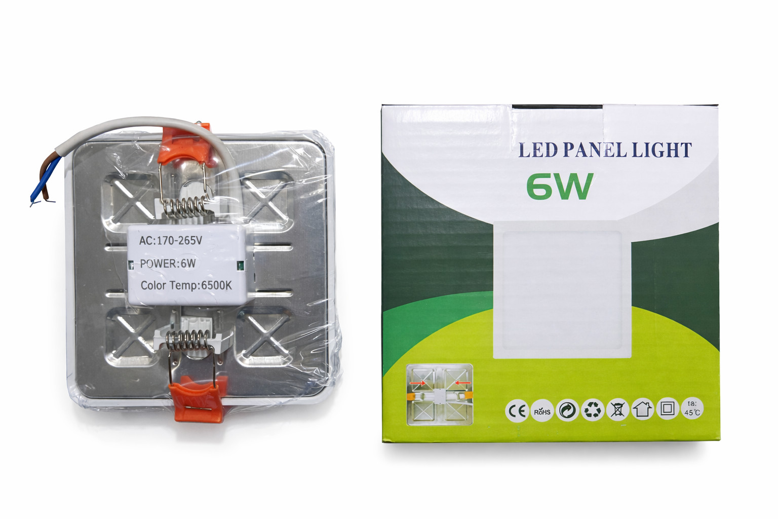 Spot lampa 6W, plastik