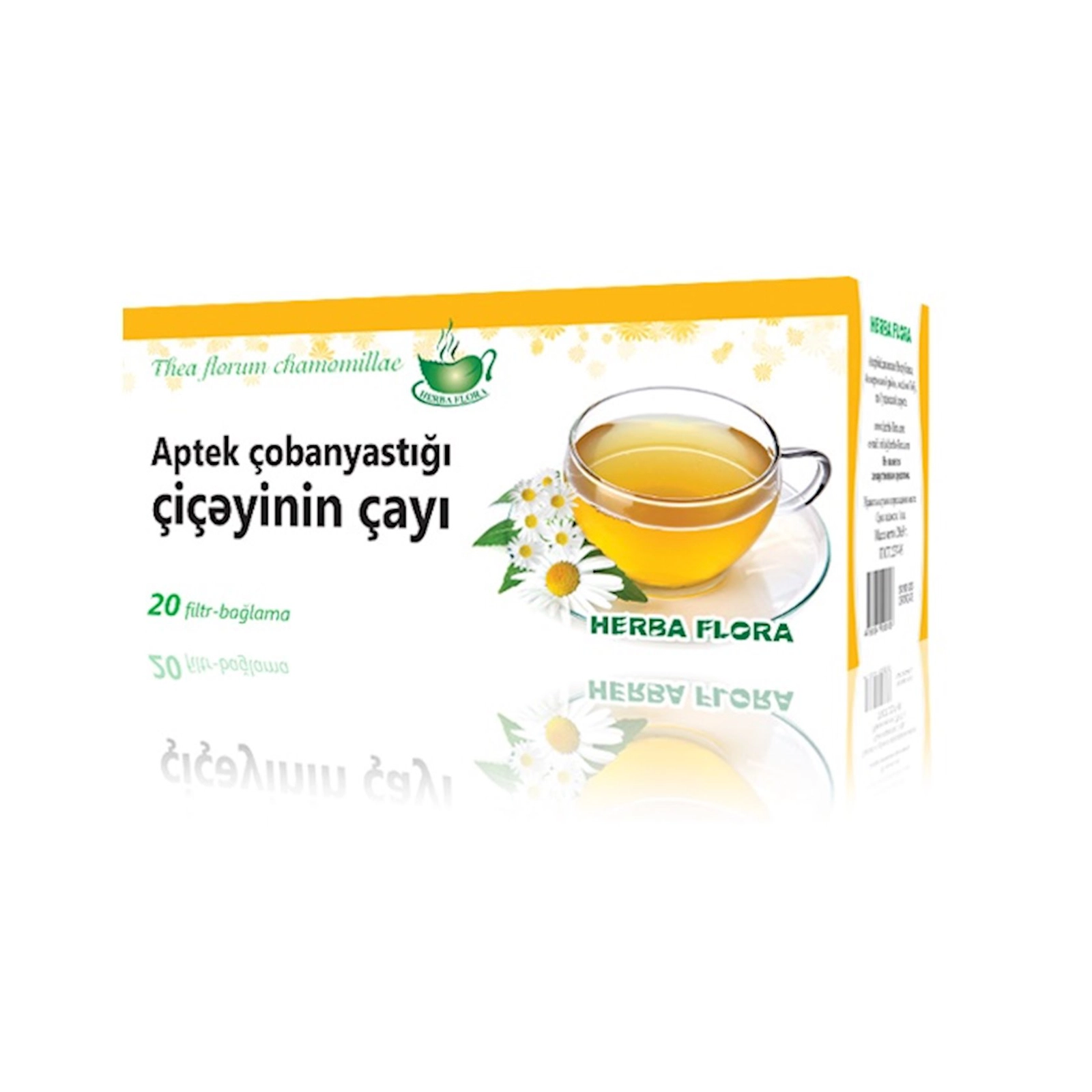 Çay Herba Flora aptek çobanyastığı çiçəyi, 20 paket