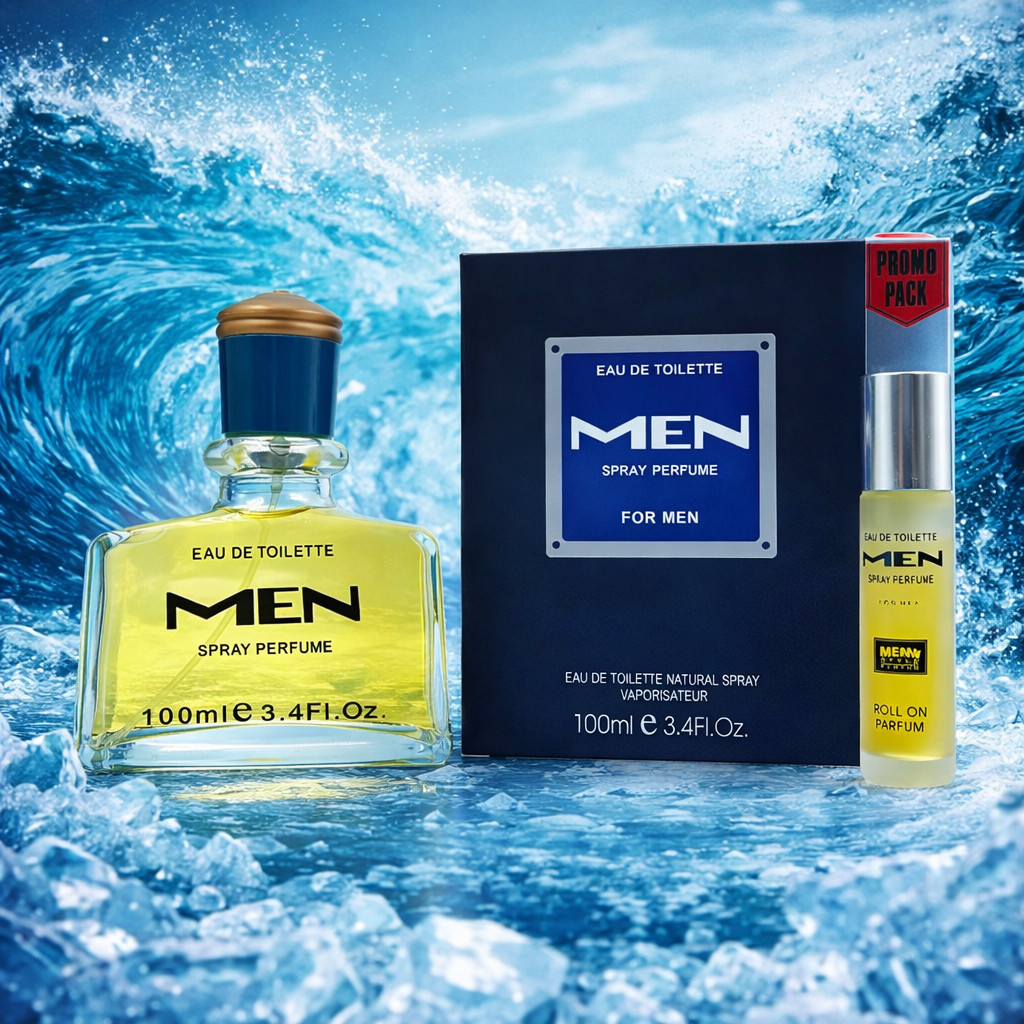 Men kişilər üçün tualet suyu dəsti 5/100 ml, 2 əd