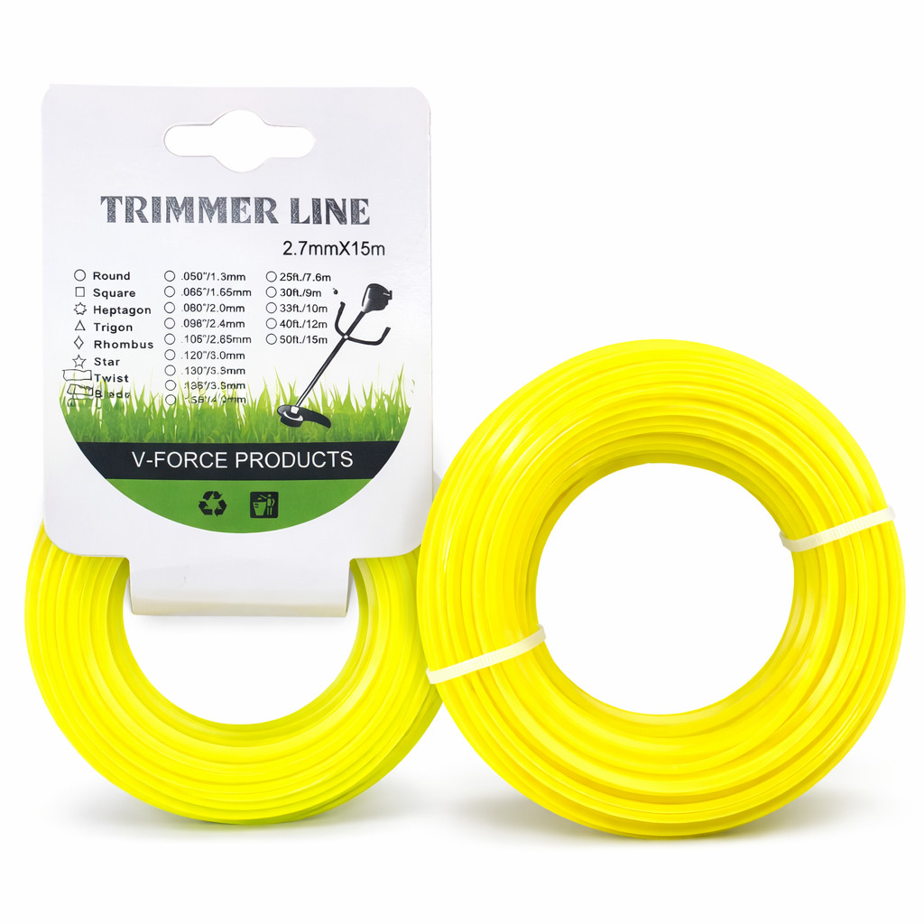Otbiçən üçün ip Trimmer Line, 2.7x15 m