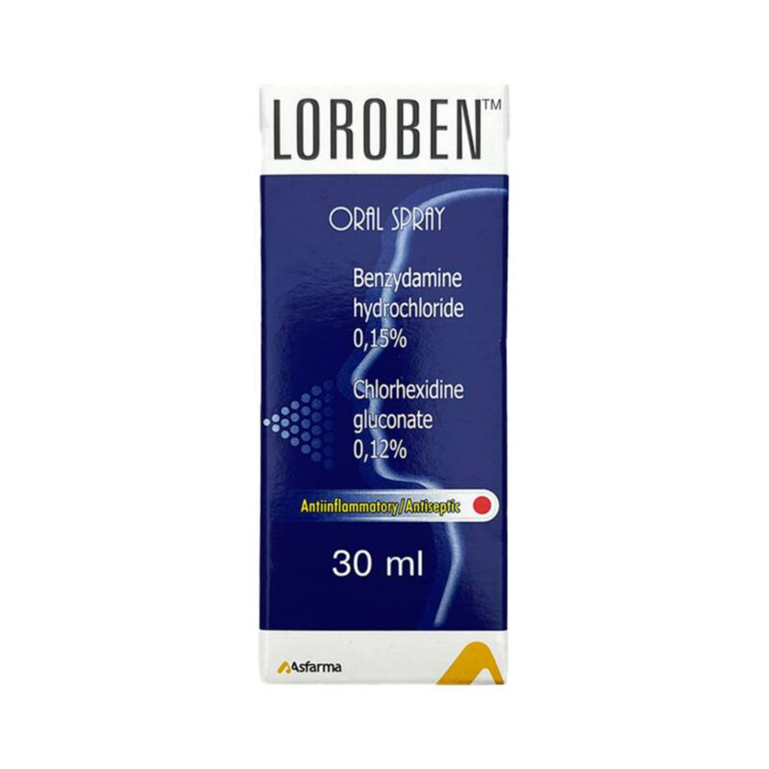 Tənəffüs sistemi LOROBEN oral sprey, 30 ml - 111-04124