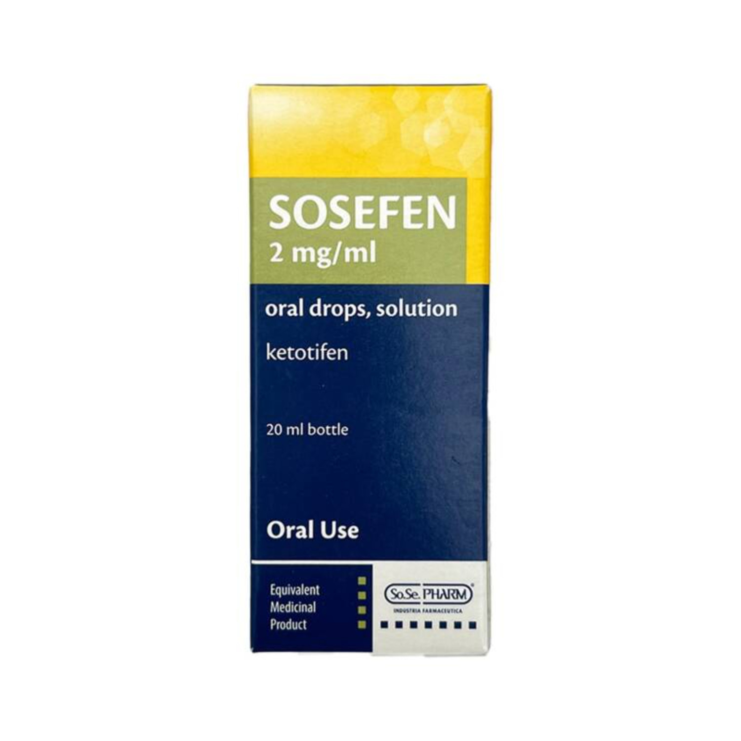 Tənəffüs sistemi Sosefen 2 mq/ml daxilə qəbul üçün damcı, 20 ml - 111-05519