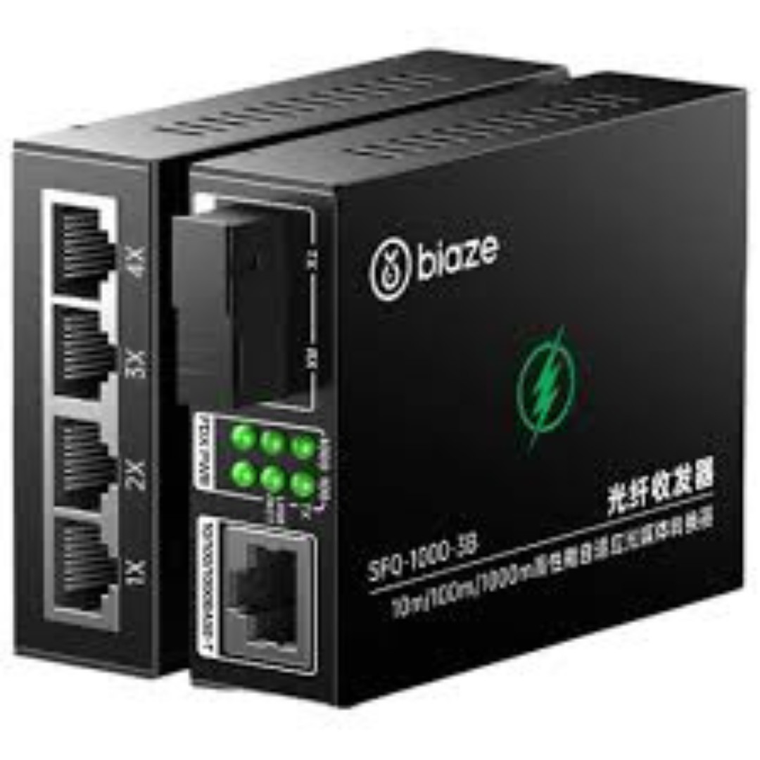 Mediakonverter BIAZE SFQ-1000-3AB1/8 - Gigabit Fiber Transceiver 1/4