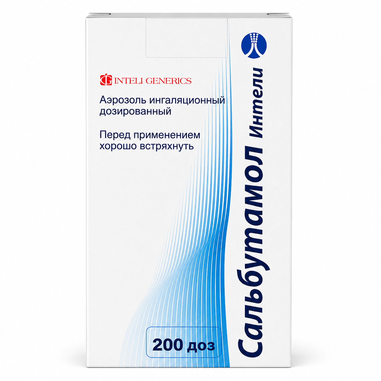 Tənəffüs sistemi SALBUTAMOL-TEVA inhalyasiya üçün dozalanmış aerosol, 200 doz, 10 ml - 111-20644