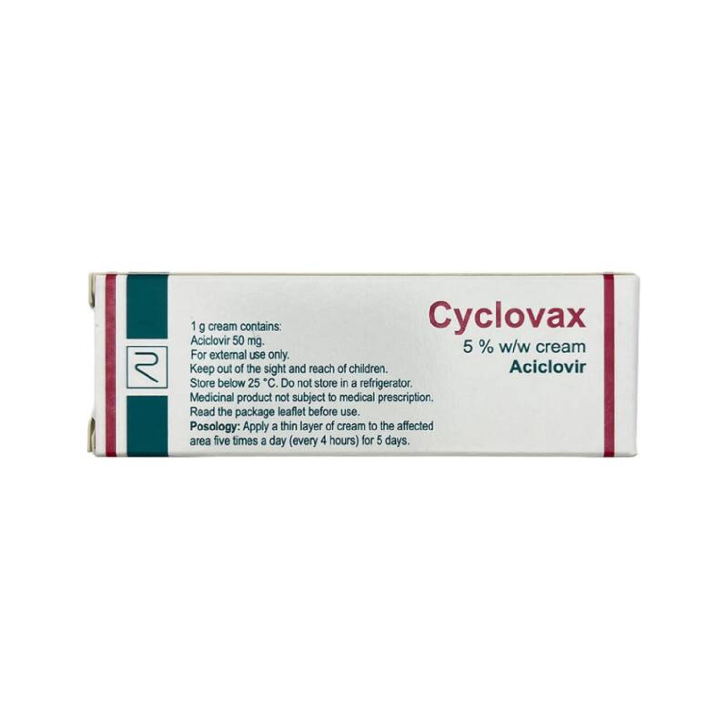 Soyuqdəymə və qrip Siklovax 50 mq, 10 q krem - 111-07772
