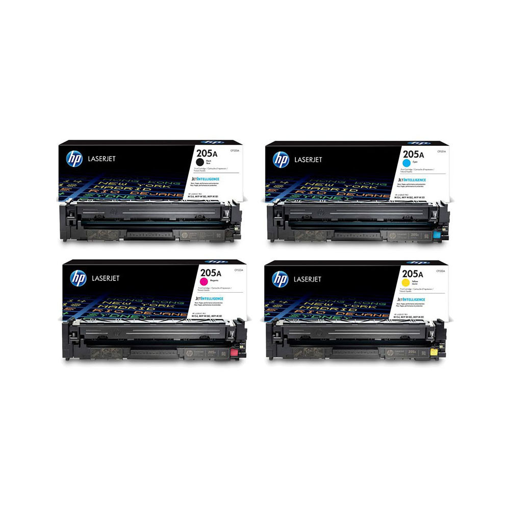 Toner-kartric dəsti HP 205A Black/Cyan/Magenta/Yellow, 4 əd