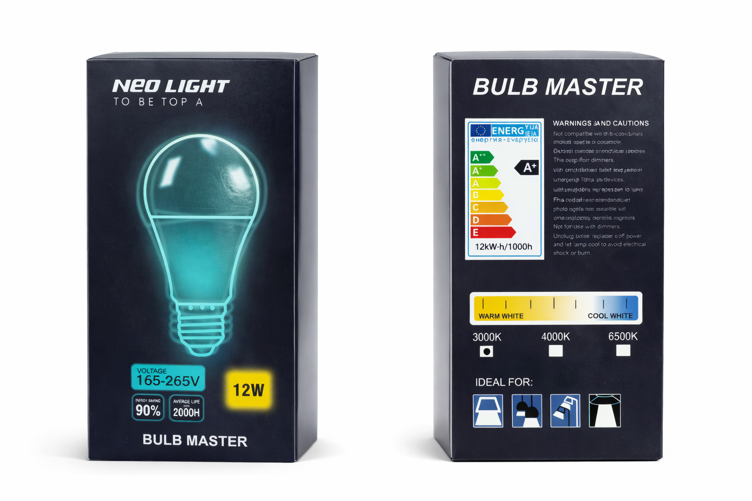 LED lampa Neo 12w 3000k