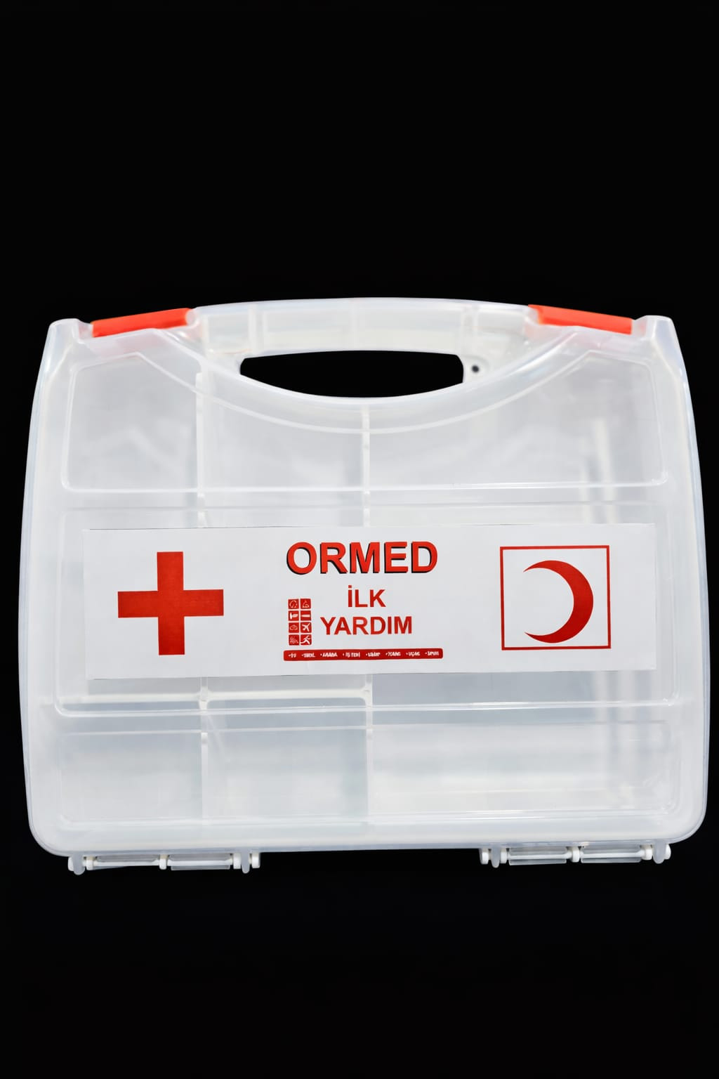 Tibbi dərman qutusu Ormed, ağ, plastik