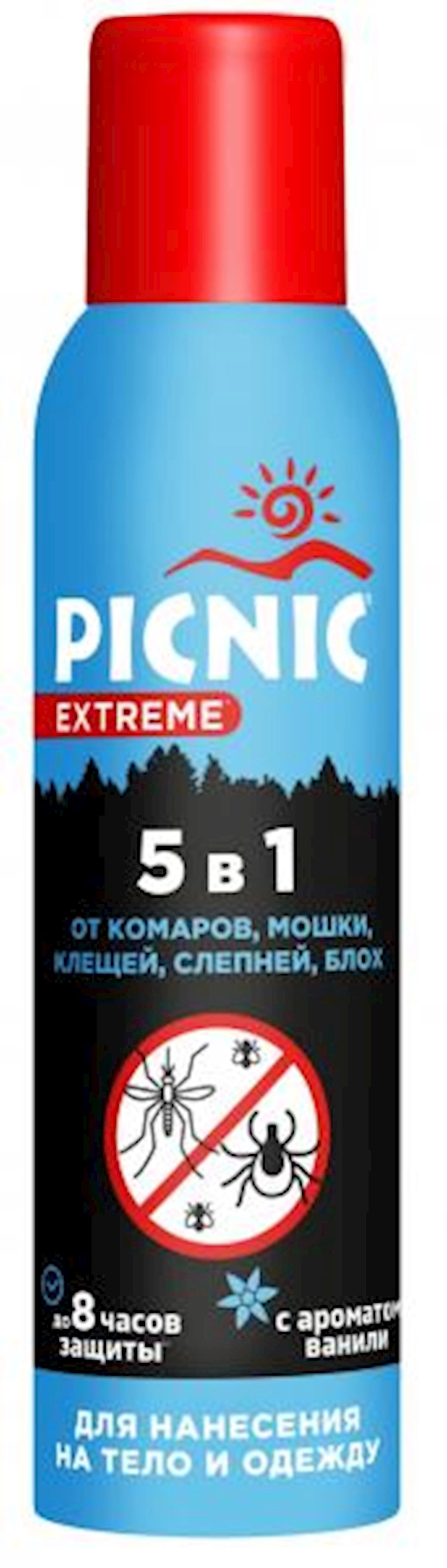 Aerozol Picnic Extreme 5-i 1də qansoran həşəratlar əleyhinə,150 ml