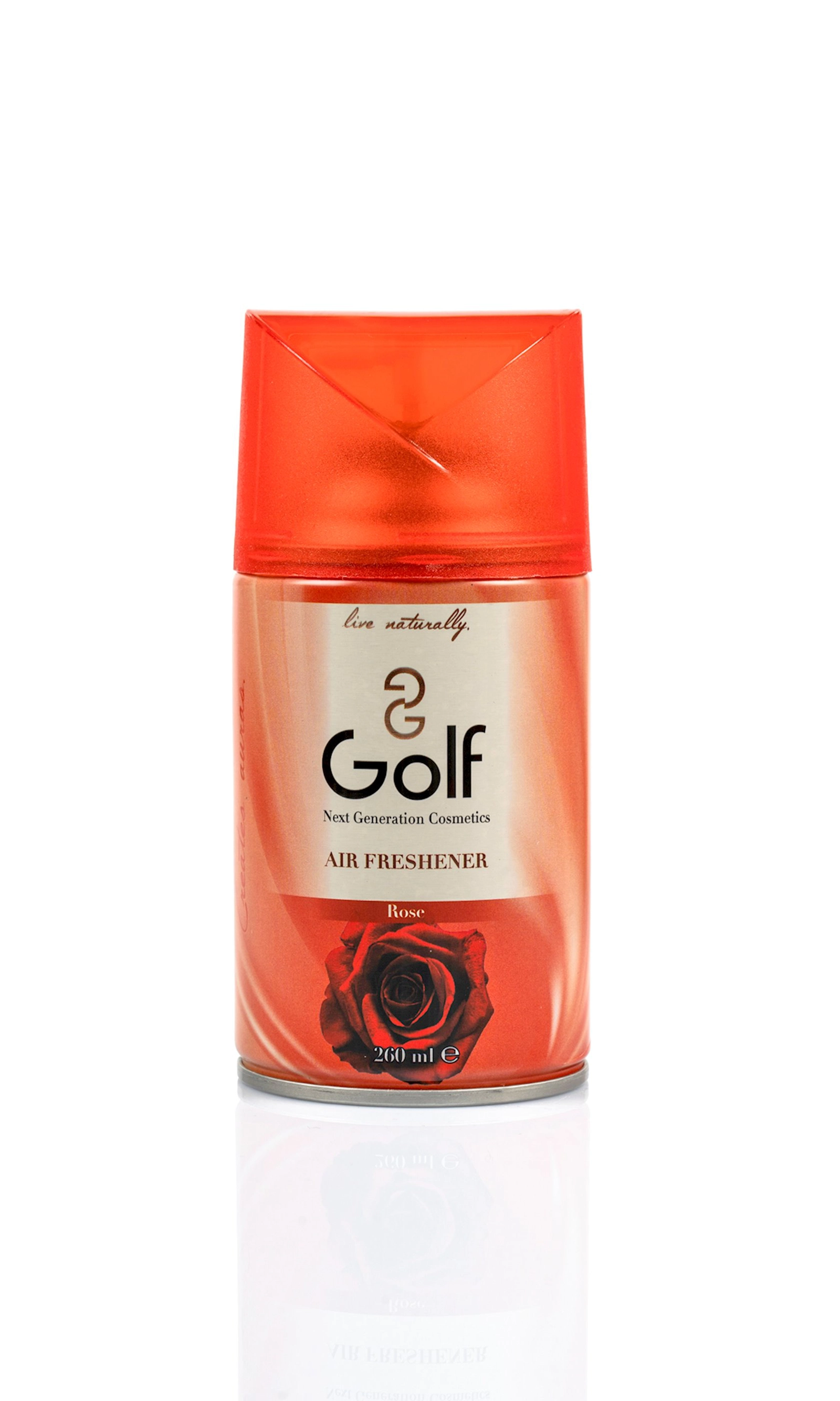 Hava təravətləndiricisi Golf Cosmetics Air Freshener Rose,qızıl gül,260 ml