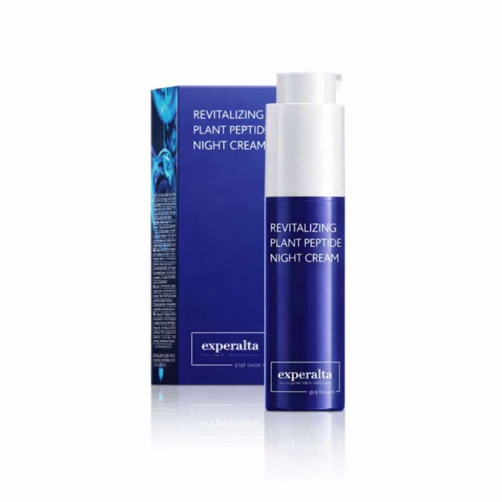 Yeniləyici gecə kremi Siberian Wellness Experalta Platinum bitki peptidləri ilə 50 ml