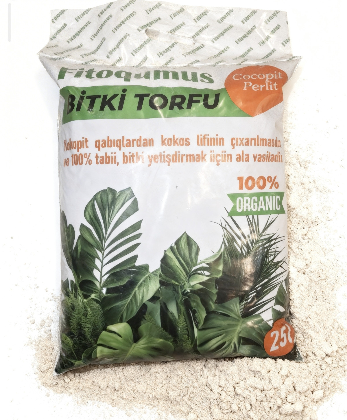 Bitki üçün gübrə Torf Fitoqumus 25 Litr