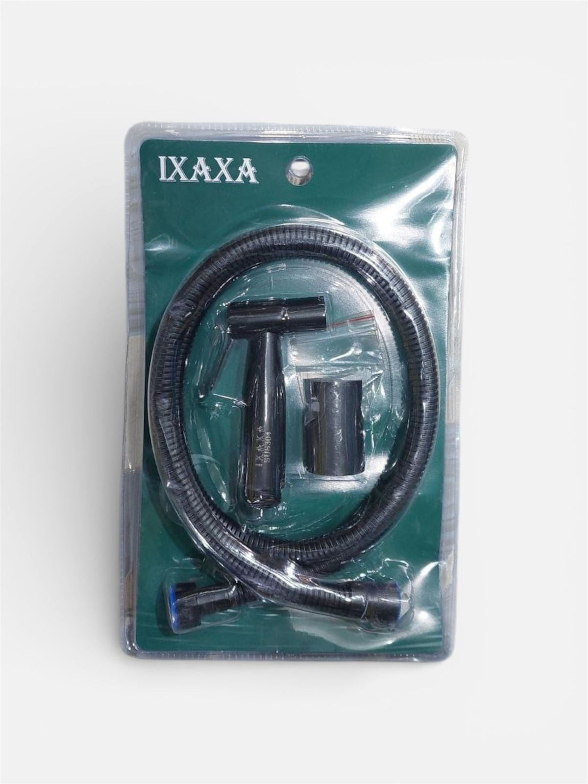Duş hortumu komplekti İXAXA, qara, 1.20 metr - ixaxa_dushortumu_qara_L13T
