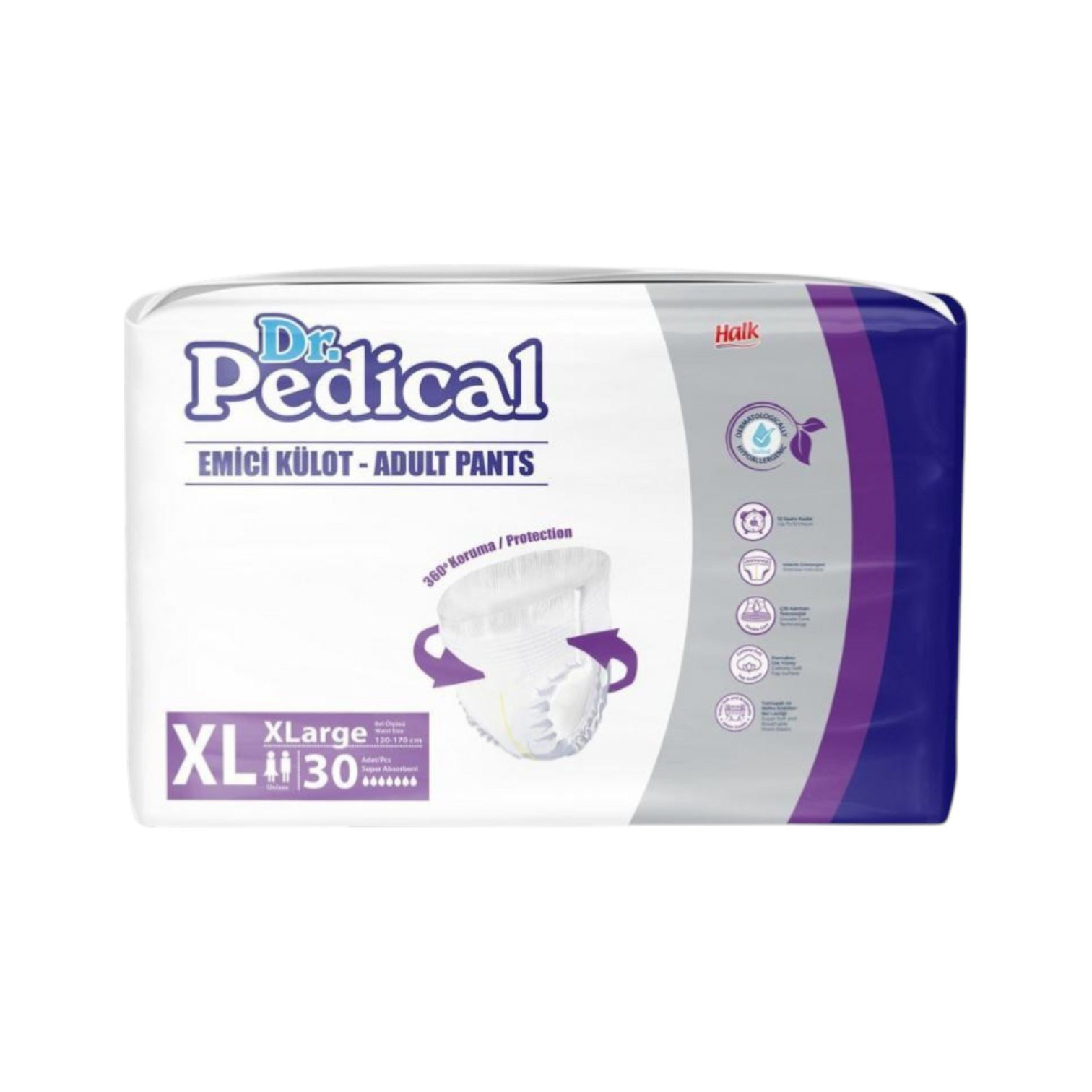 Böyüklər üçün bezlər Dr.Pedical, XL, 30 əd