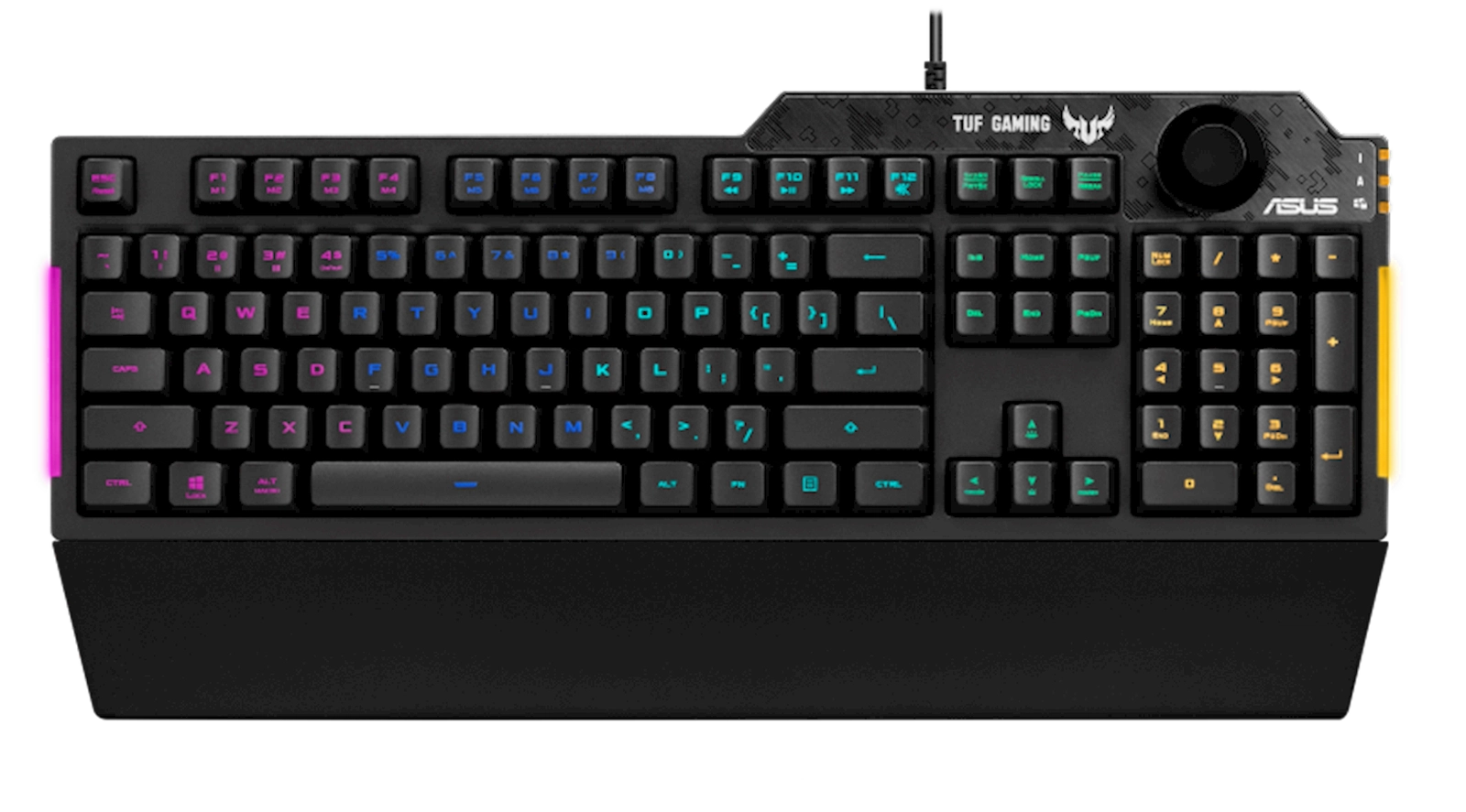 Klaviatura Asus TUF Gaming K1 Black Ru (90MP01X0-BKRA00)