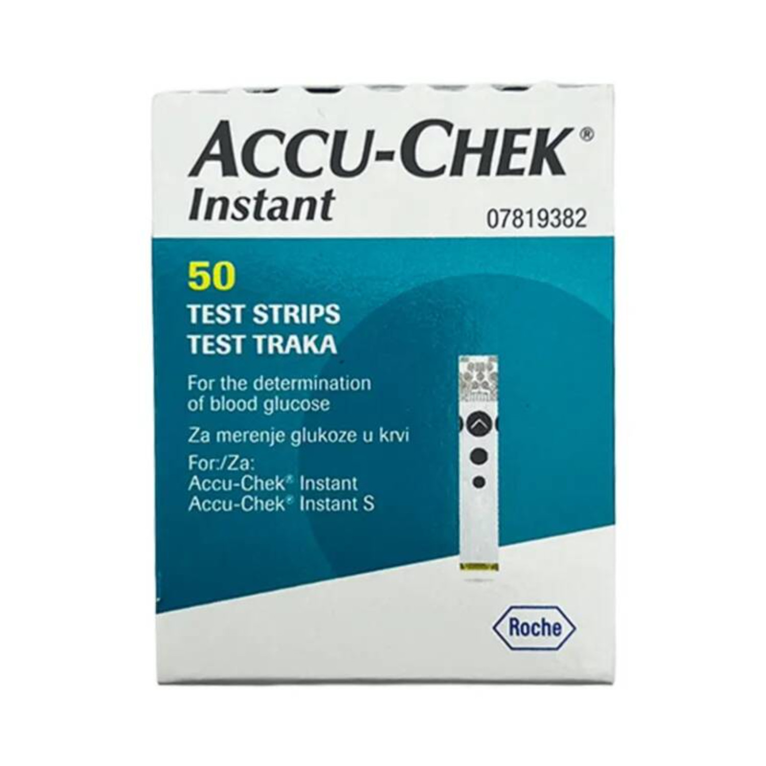 Test-zolaqları şəkər ölçmək üçün Accu-Chek Instant N50, 50 əd - 121-28907