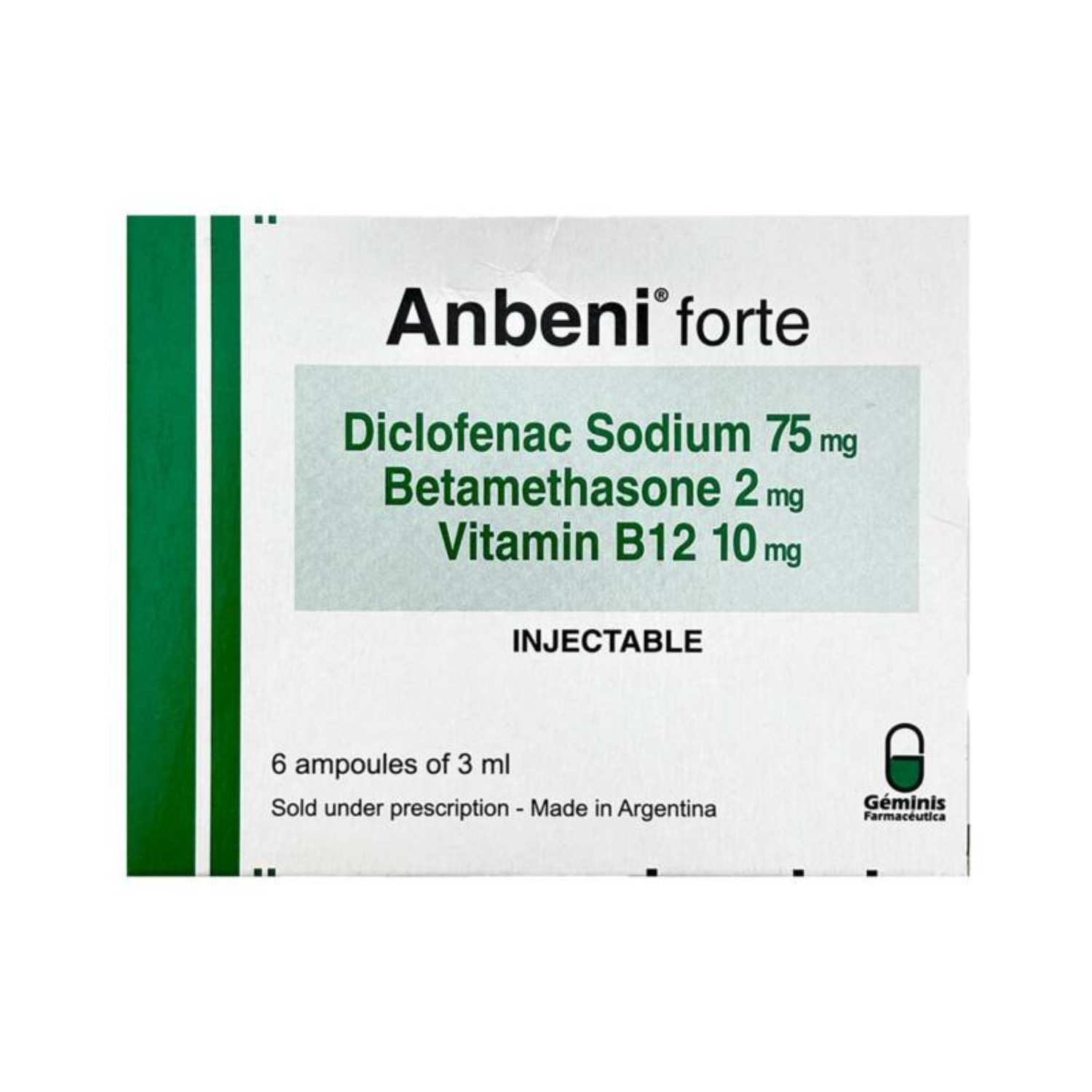 Anbeni Forte 3 ml, 6 ampul - 111-17619