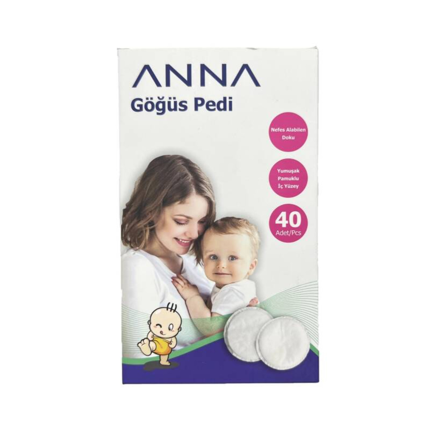 Sinə üçün qoruyucu örtmələr ANNA 15040 göğüs pedi - 121-29561