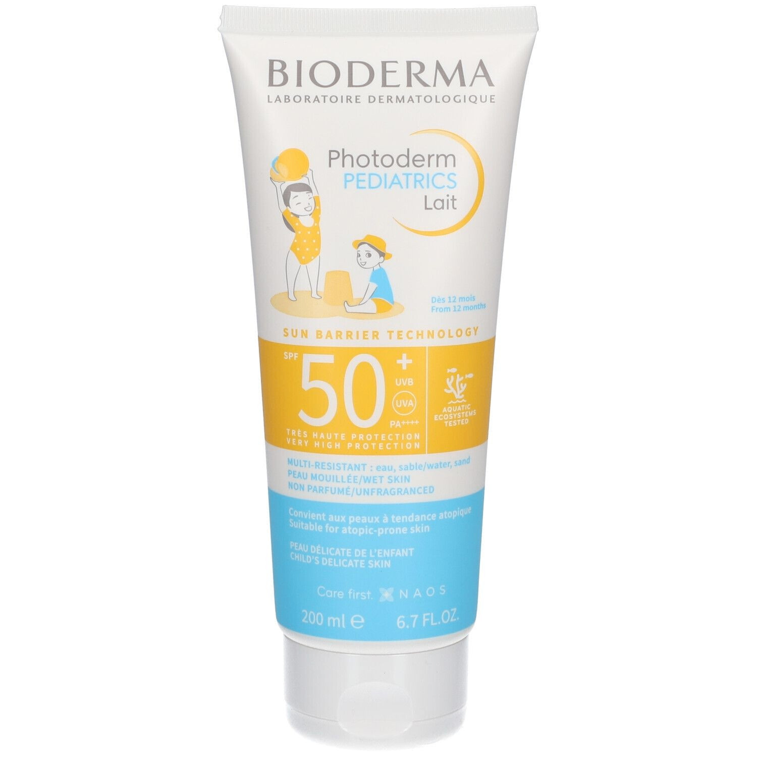 Uşaqlar üçün günəşdən qoruyucu vasitə Bioderma Photoderm Pediatrics Lait SPF 50+ 200 ml