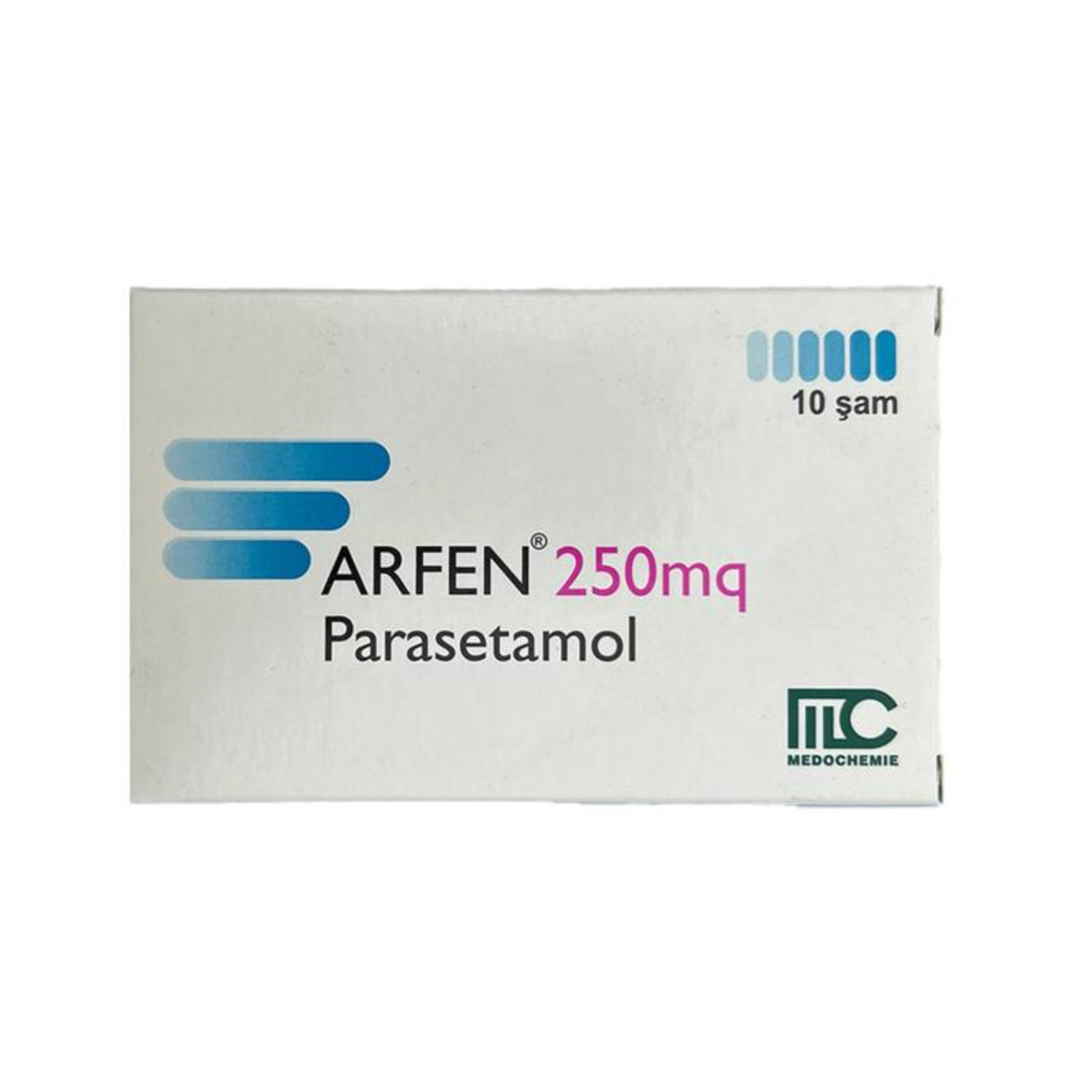 Arfen rektal şam 250 mq, 10 əd - 111-09982