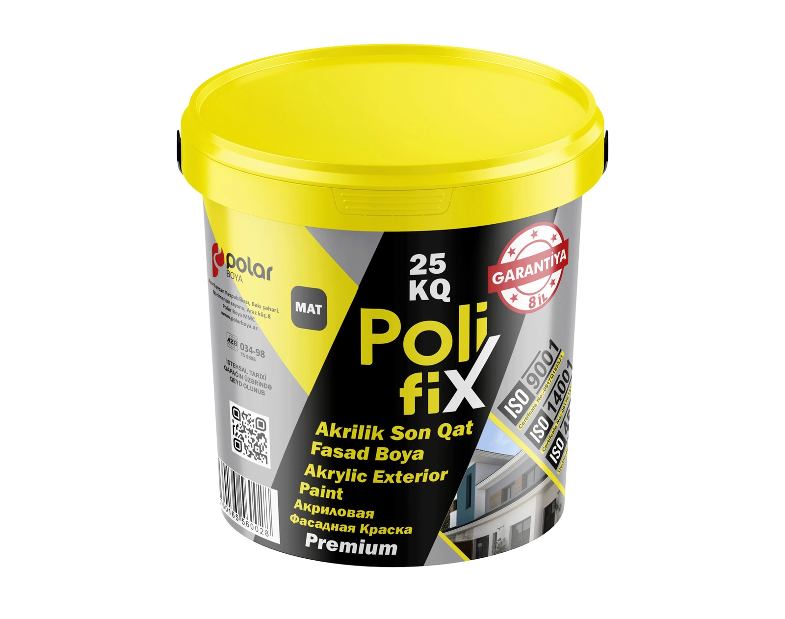 Fasad boyası Polifix 25kg