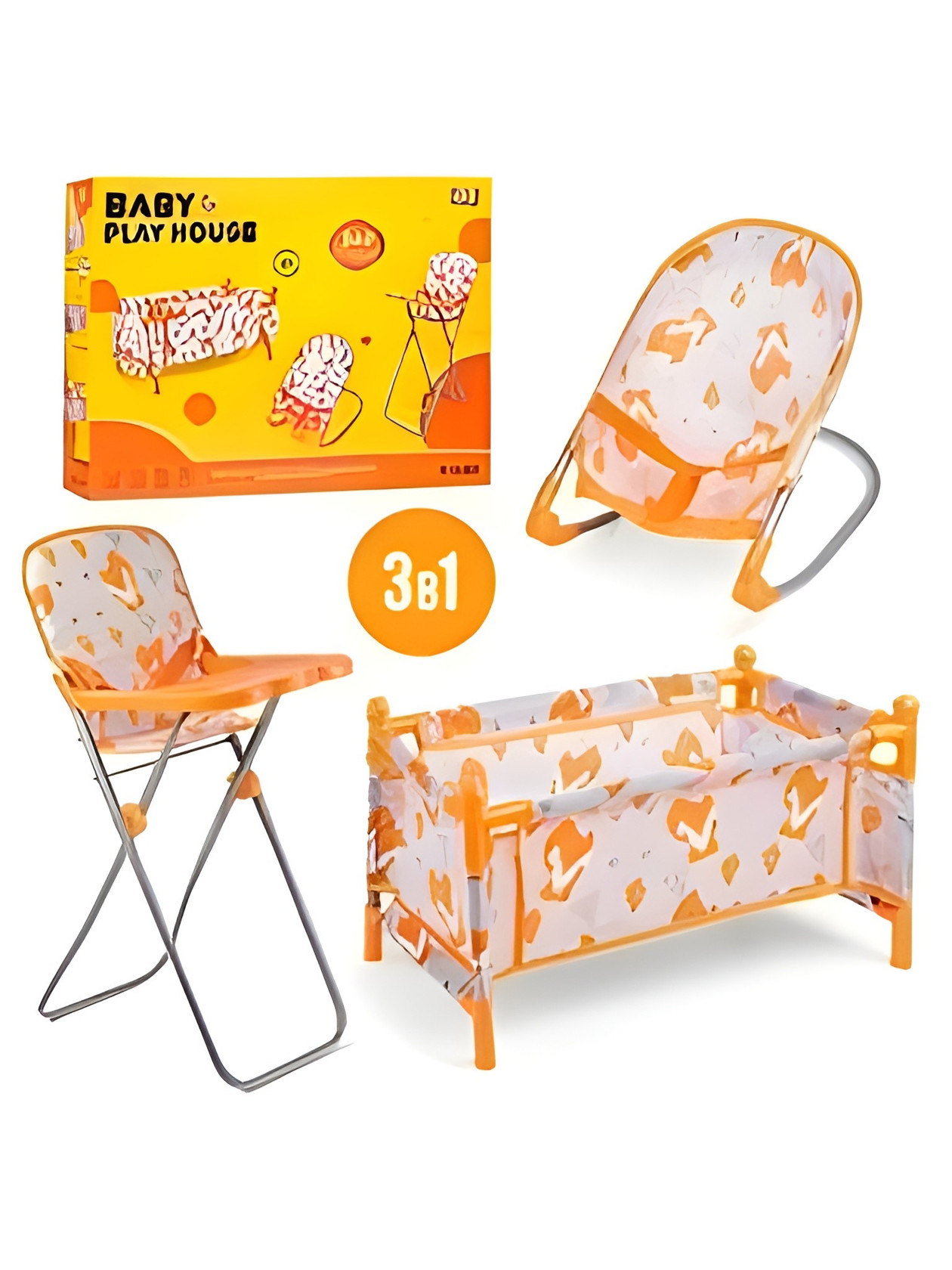 Oyun dəsti Baby Play House 3 in 1